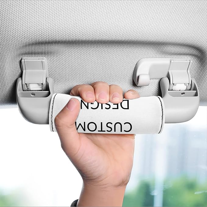 KUIFORTI Personalized Design Luggage Handle Wraps for Suitcase,Custom Design Luggage Identifier Grips Protector Suitcase Protective Handle Cover Set of 2 Pcs
