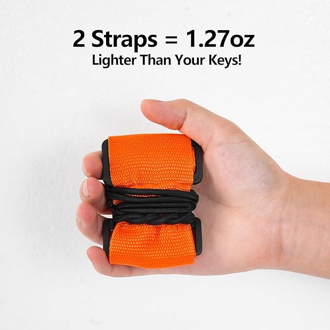 BILIONE Add a Bag Luggage Straps 2 Pack, Adjustable Bungee Elastic Belt to Connect Two Suitcases, Secure Carry On & Travel Essentials (Black)