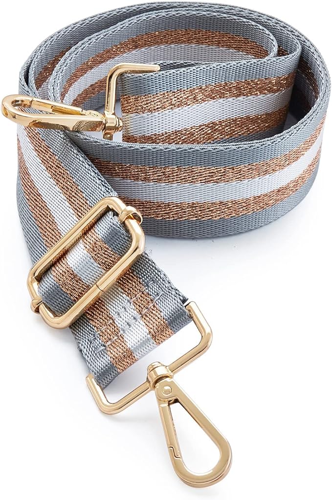S-Jacorry Purse Strap Replacement Crossbody Wide Shoulder Strap Adjustable Canvas Straps Handbag Strap Replacement Belts
