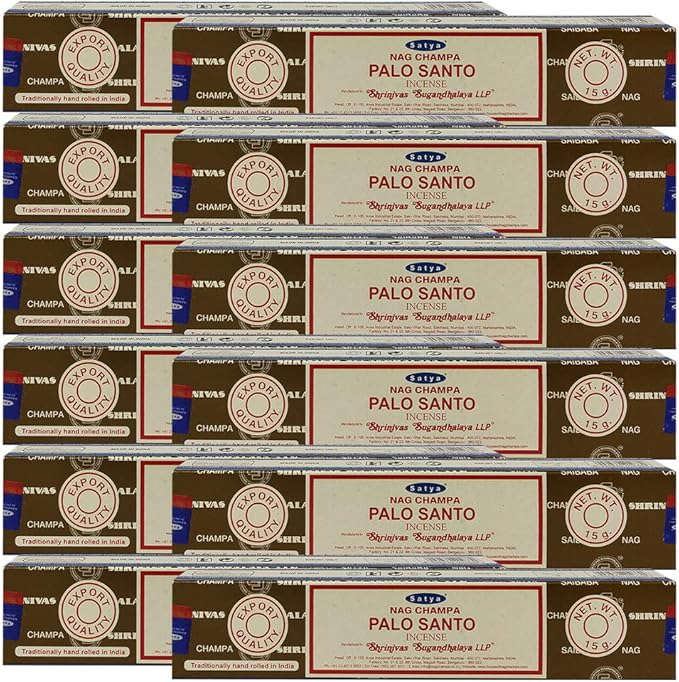 Palo Santo Incense Sticks and Incense Stick Holder Bundle Insence Insense Satya