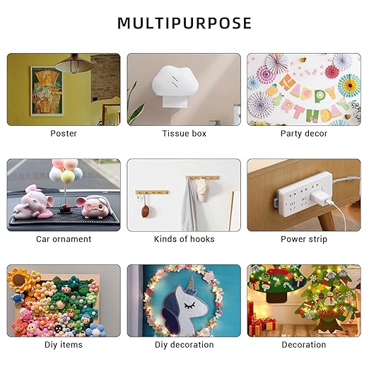 Double Sided Tape, Nano Tape, Transparent Adhesive Tape, Traceless Adhesive Tape, Removable, Washable, Reusable, Suitable for Carpets, Photo Walls, 3m Per Roll, 60 Rolls