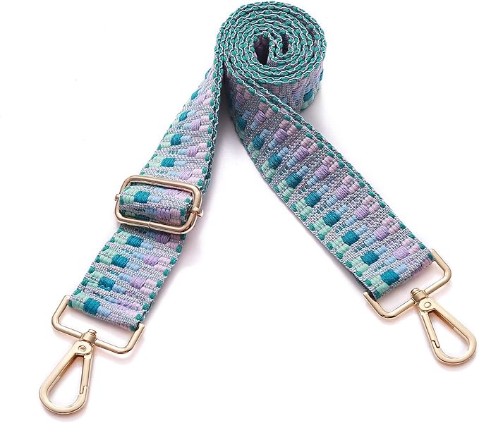 S-Jacorry Purse Strap Replacement Crossbody Wide Shoulder Strap Adjustable Canvas Straps Handbag Strap Replacement Belts