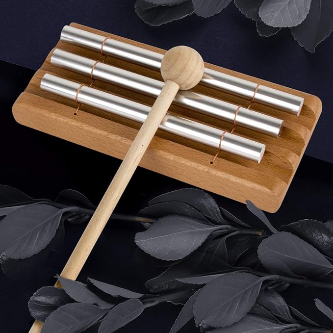 AKLOT Three Tone Trio Chime Bell for Prayer, Meditation & Yoga