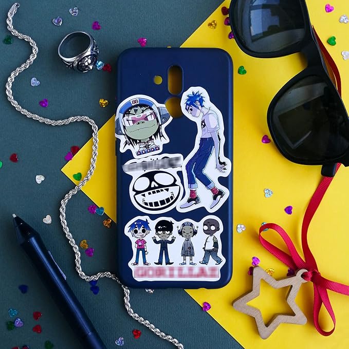 BulbaCraft 36Pcs Rock Band Stickers, Alternative Hip Hop Band Stickers, Guitar Decals, Merchandise, Music Emblems and Decals, Gifts for Women & Men