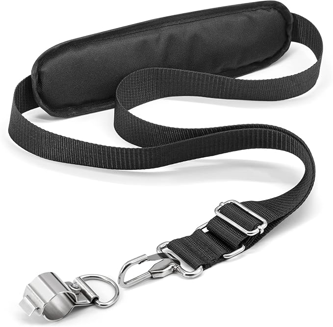Universal Shoulder Strap Trimmer Strap, Weed Eater Strap, Grass Trimmer Shoulder Strap Compatible with EGO/Greenworks/DEWALT String Trimmers, Leaf Blower, Multi Head System