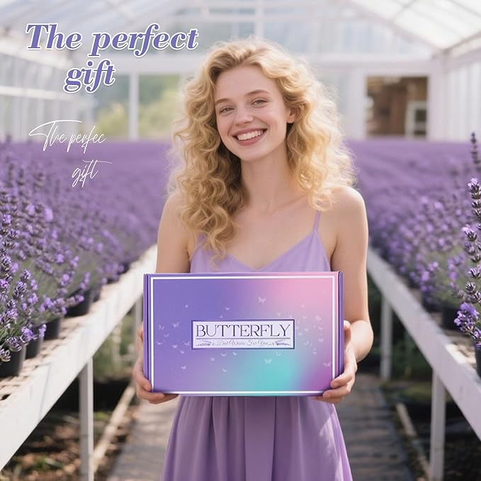 Birthday Gifts for Women Self Care Gifts Get Well Soon Gifts, Lavender Relaxing Spa Gift Basket Care Package, Gifts Box Thank You Gift Christmas Gifts for Mom Wife Girlfriend Coworker Friends Sisters