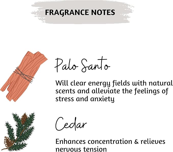 Folkulture Palo Santo Incense Sticks | Pack of 75 Non Toxic Cedar Incenses Stick for Meditation with 45 Min Burn Time | Organic Insence-Sticks | Aromatherapy Box Inscents-Stick for Spiritual Practice