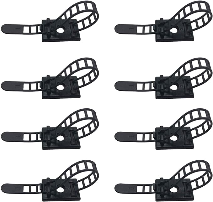 1000 Pieces Cable Management Desk Cord Organizer Cable Ties Wire Fasteners Clips