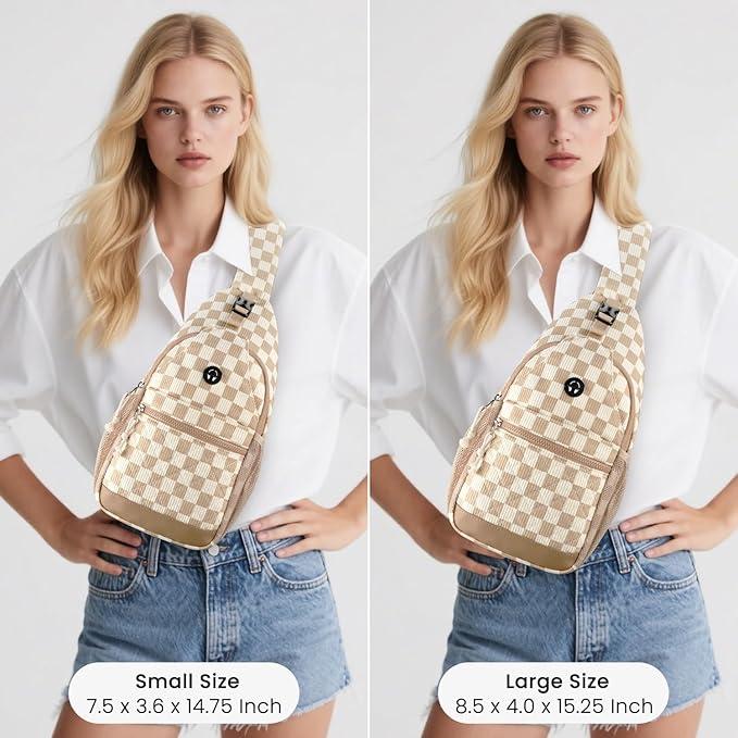Small Crossbody Purses Bags for Women Men Travel, Chest Sling Bag Women Casual Cross Body Bag for Woman Sling Backpack
