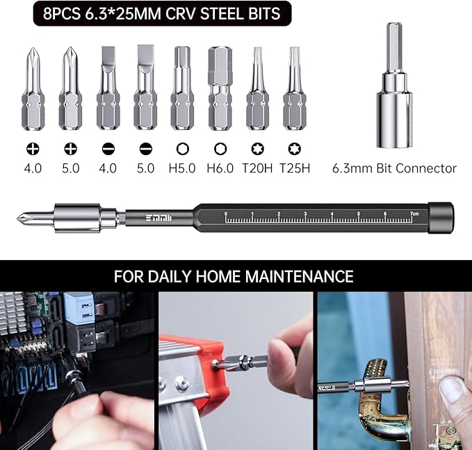 Compact Screwdriver Set, JAKEMY 105 in 1 Precision Mini Screwdriver Kit with Opening Pry Tool for Laptop, Computer, MacBook, Phone, Watch, Eyeglasses, Xbox, Modding, DIY