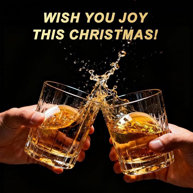 Clear Ice Cube Maker - 2.5" Round Ball - Stainless Steel Clear Ice Cube Molds - Sphere Mold & Christmas Gift for Cocktails, Drinks & Bourbon, Whiskey Gifts for Men Women Dad(2 Packs)