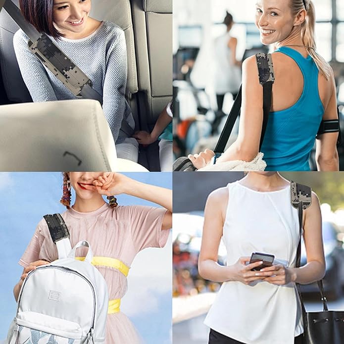 ZINZ Ultra Thick & Breathable Universal Shoulder Pad Cushion for Bags - Long & Comfortable