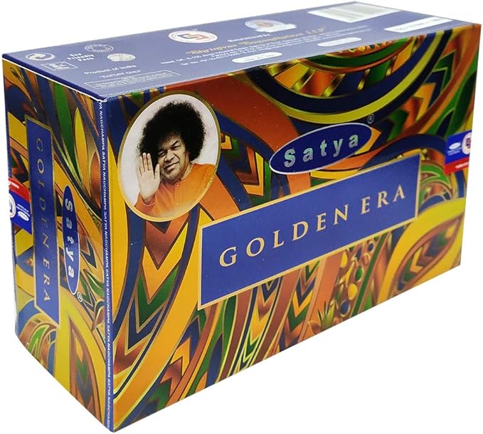 Golden Era Incense Sticks and Incense Stick Holder Bundle Insence Insense Satya