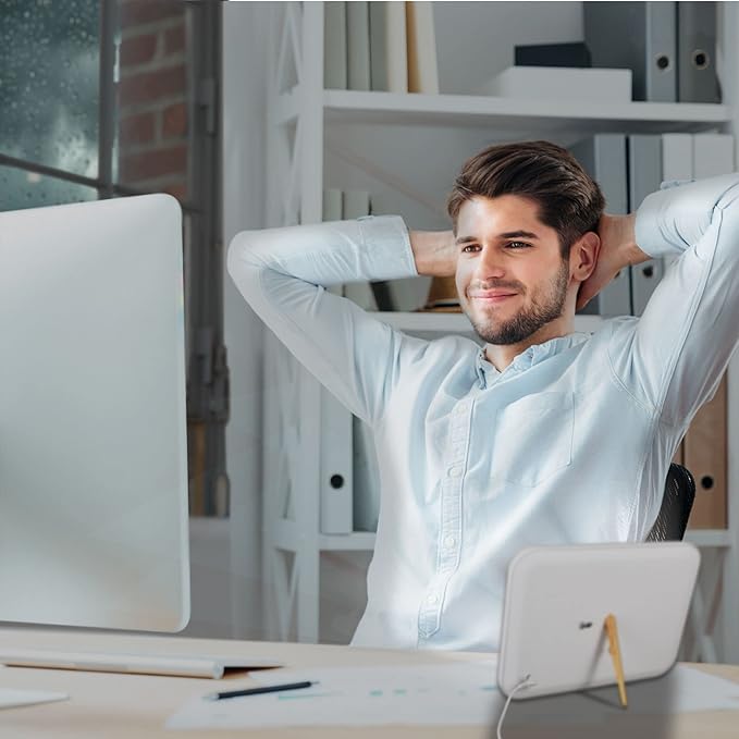 OttLite ClearSun LED Light Therapy Lamp – Depression Light to Improve Mood, Sleep & Winter Blues, UV Free Safe Light, 3 Intensity Levels, Touch Activated Controls