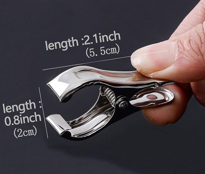 FOMMEN Row Cover Clips 40 Pack 2.2 Inch Stainless Steel Clothes Pins, Towel Clips Beach Towel, Garden Clips, Greenhouse Clamps