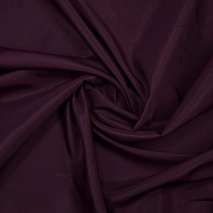 Gee Di Moda Rectangle Tablecloth - 60 x 84 Inch Eggplant Table Cloth for 5 Foot Rectangle Tables - Heavy Duty Washable Fabric - for Holiday Party, Dinner, Weddings, Baby Shower & Events