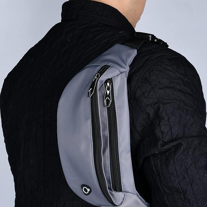 Fanny Packs for Men and Women, Waterproof Sports Waist Pack Bag for Travel Hiking Running Hands-free
