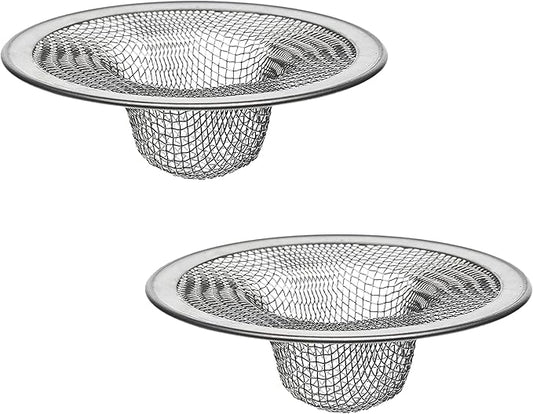 Danco Mesh Kitchen Sink Strainer 2-Pack, 4-1/2-Inch-2 Pack, Stainless Steel, 2 Count