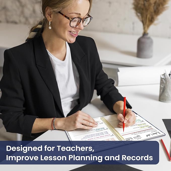Planner 2026-2027, Academic Year Monthly and Weekly Calendar Planner, Jul 2026 - Jun 2027, Hardcover Teacher Student Planning Agenda book with Tabs, Perfect for School Office Supplies, 8.5" x 11" - Starry Night