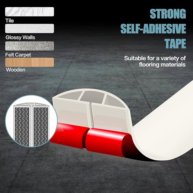 Floor Cord Cover Cable Cavity Self Adhesive Cord Hider Floor 10FT Floor Cable Management Power Cord Protector Floor Electric Cord Covers for Offices, Gym, Exhibitions (Beige, 1.18" x 20')