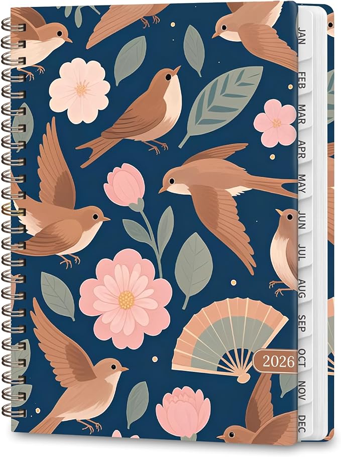 2026 Planner, Weekly and Monthly Calendar Academic Planner, Jan 2026 - Dec 2026, Planning Agenda Book for Desk Accessories and School Supplies - A5 (6.3'' x 8.5'')