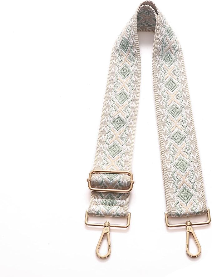 S-Jacorry Purse Strap Replacement Crossbody Wide Shoulder Strap Adjustable Canvas Straps Handbag Strap Replacement Belts