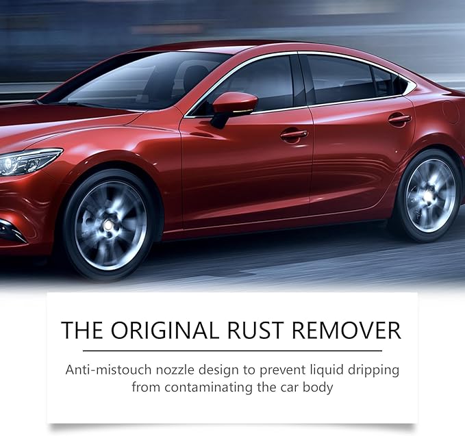 Rust Remover Spray for Metal, Multipurpose Rust Stain Remover, Fast-Acting Oxidation Remover, Heavy Duty Rust Dissolver for Metal