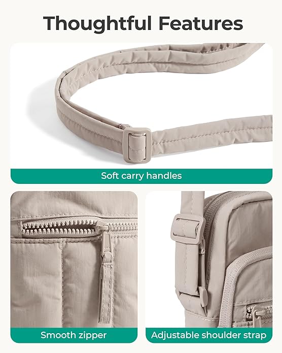 BAGSMART Small Crossbody Bags for Women, Mini Cell Phone Crossbody Purses Travel Wallet with RFID Blocking Card Slots