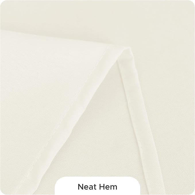 Fitable 8 Pack Table Cloth Rectangle Table: Stain and Wrinkle Resistant Tablecloth Rectangular, Washable Polyester Tablecloths for Wedding Party Dining Banquet Event Catering(Ivory, 70x120 Inch)