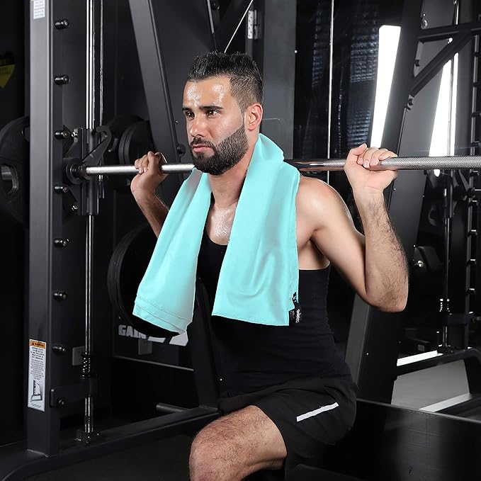 Rainleaf Microfiber Towel: Perfect for Travel, Gym, & Camping. Quick Dry - Super Absorbent - Ultra Compact - Lightweight. Suitable for Trips, Beach, Showers, Backpacking, Pool