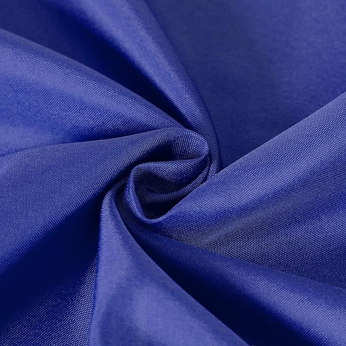 Cupuamon Square Tablecloth 52x52 inch Washable Polyester Fabric Tablecloth for Wedding Party Dining Banquet Decoration (52x52, Royal Blue)