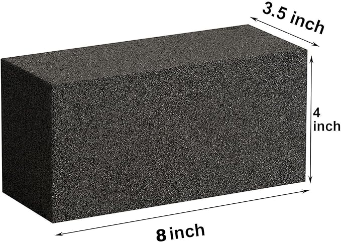 12 Pack Grill Cleaner Brick for Outdoor&Restaurant. Heavy Duty Grill Cleaning Brick. Pumice Stone Cleaner Tool Grill Brick for Cleaning Flat Top Grills Griddles Effectively Without Harsh Chemicals