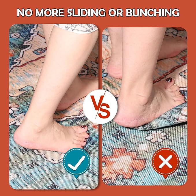 Waterproof Rug Pad, Thick 2x3 Ft Under Area Rug Carpet Pad, Non Slip Rug Pads for All Floors and Hardwood Floors Finishes, Keep Carpets in Place Soft and Prevent Rug from Wrinkling or Buckling