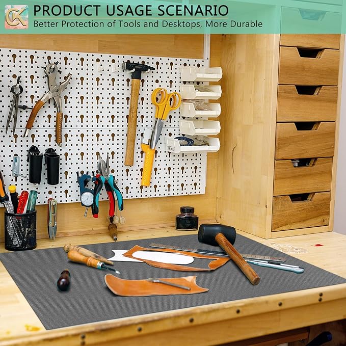 Foam Toolbox Liner Shelf Liner, Thickened Durable Pad Tool Box Mat for Protecting Your Tools, Work Surfaces, Garage, Chest -Gray 3mm Thickness, 16 inch*6 ft