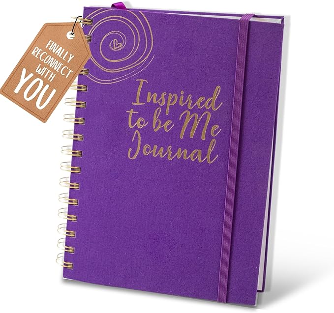 Journals for Women - Inspired to Be Me Journal -Self Care Gifts for Women - Journal with Weekly Intention & Reflection Pages - Gift for Women's Personal Growth & Healing Journey - Includes Inspirational Poem