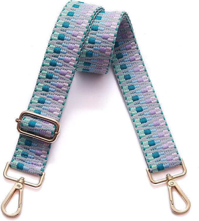 S-Jacorry Purse Strap Replacement Crossbody Wide Shoulder Strap Adjustable Canvas Straps Handbag Strap Replacement Belts