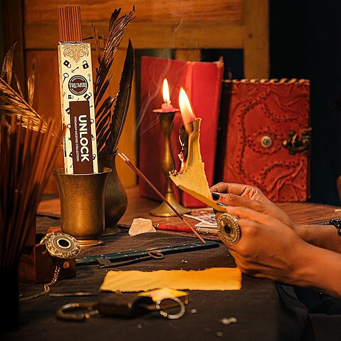 Witchcraft Incense Sticks - Total 120 Insence-Sticks (20 Insense x 6 Inscents) - for Wiccan Witches Brew Wicca Witch Voodoo Spell Pagan Black Magic Protection Against Jealousy + Burner Holder