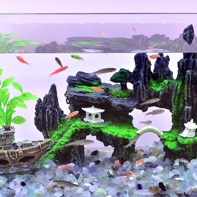 Tumbled Fluorite Crystal Stone Set - 72 Pcs, 0.5" 10 oz Handpicked Tumbled Gemstones Rocks, Pebbles for Reiki, Chakra, Healing, Home Decor, 0.5" - Fluorite