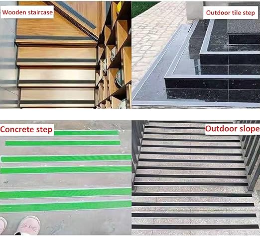 Anti Slip Tape 4 Inch Wide, Waterproof Grip Adhesive Heavy Duty High Traction Friction for Indoor/Outdoor Steps (10 Ft/Brown).