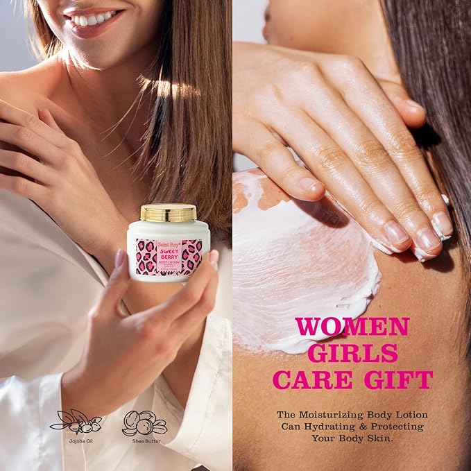 bath body Gifts for Her Home Bath Spa Gift Basket for Women Sweet Berry Bath Sets for Teens Gift Aromatherapy Home Spa Kit with Body Oil & More women's spa gift sets Best Gifts Mothers day