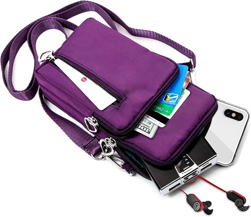 BIAOTIE Lightweight Small Crossbody bags Cell Phone Purses Travel Pouch Shoulder Bag for Women