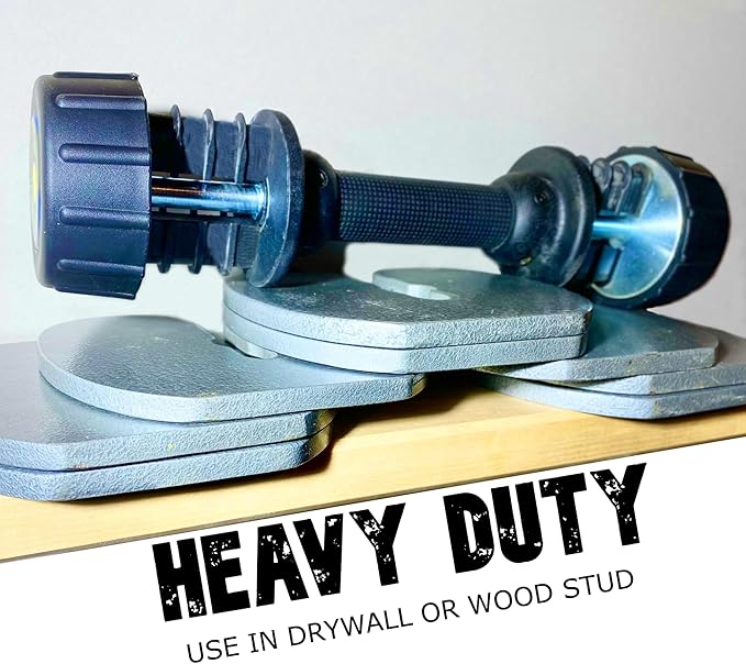 Floating Shelf Hidden Bracket 5" (4 PCS) - Hidden Supports for Wooden Floating Shelves - Drywall Mount or Stud Mount with Included Drill Guide and Steel Hardware