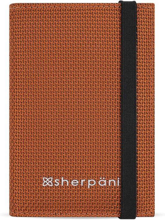 Sherpani Vienna, RFID Blocking Passport Holder, Travel Passport Cover Wallet, Travel Documents Organizer Protector for Women, Travel Gift (Morocco)