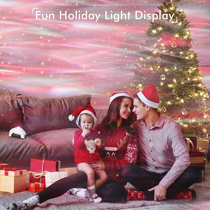 Rossetta Galaxy Projector, Star Projector LED Lights for Bedroom, White Noise Aurora Projector, Night Light for Kids Room, Adults Home Theater, Ceiling, Room Decor, Gift for Christmas, Birthday