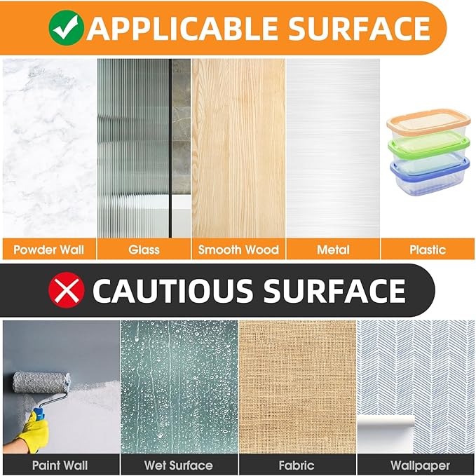Picture Hanging Strips 80 Strips, Damage Free Removal, Wall Poster Picture Hangers Without Nails, Sticky Hook & Loop Adhesive Strips for Poster/Picture/Home/Office, 40 Pairs/Medium, White