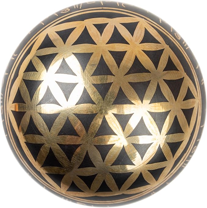 Tibetan Singing Bowl Set Brass - Master Healing Grade - Authentic Handcrafted Sound Bowl by Himalayan Bazaar