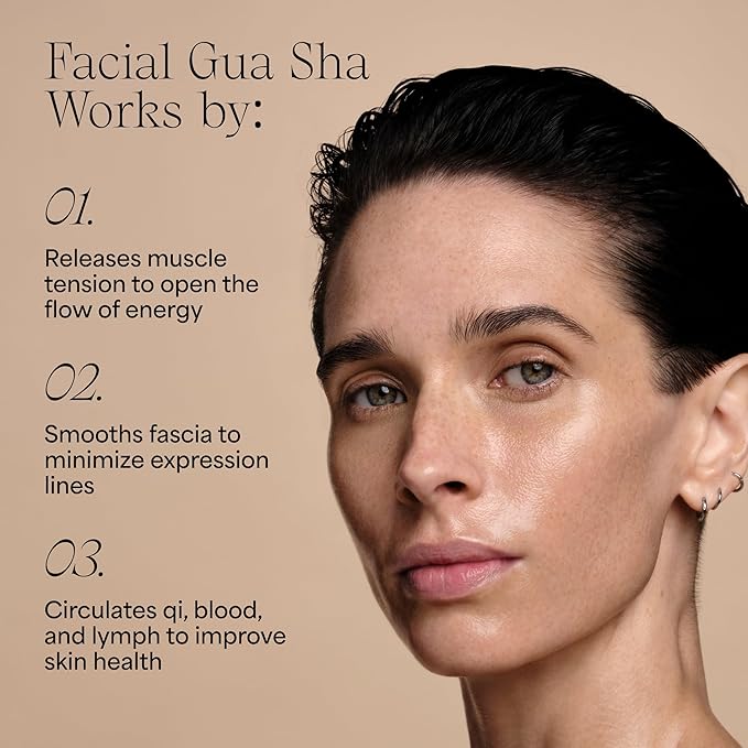 WILDLING Empress Wand | Facial Massage Wand I Designed to Sculpt Jawline + Relieve Tension in The Face, Jaw, Neck + Shoulders I 100% Authentic Bian Stone