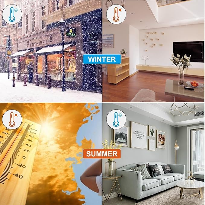 T-Shaped Door Draft Stopper, 1.97 in x 40 Ft Silicone Seal Strip for Windows Gaps, Weather Stripping Seal Strip Shower Sweep, Clear