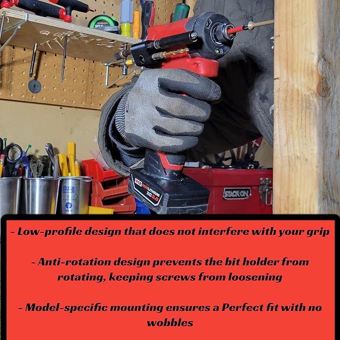 Drill Bit Holder - Universal, Cordless Tools, Impact Drivers, Accessories, Replace Magnetic