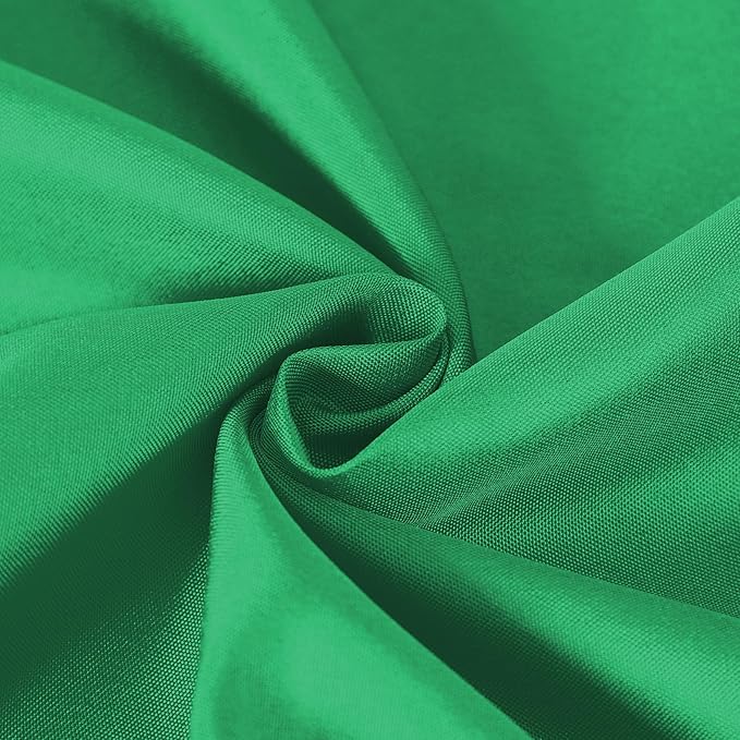 Cupuamon Rectangle Tablecloth 60x120 inch Washable Polyester Fabric Table Cloth for Wedding Party Dining Banquet Decoration (60x120, Emerald)